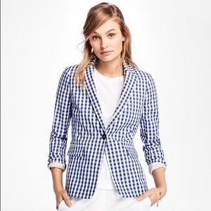 Brooks Brothers Gingham Blazer